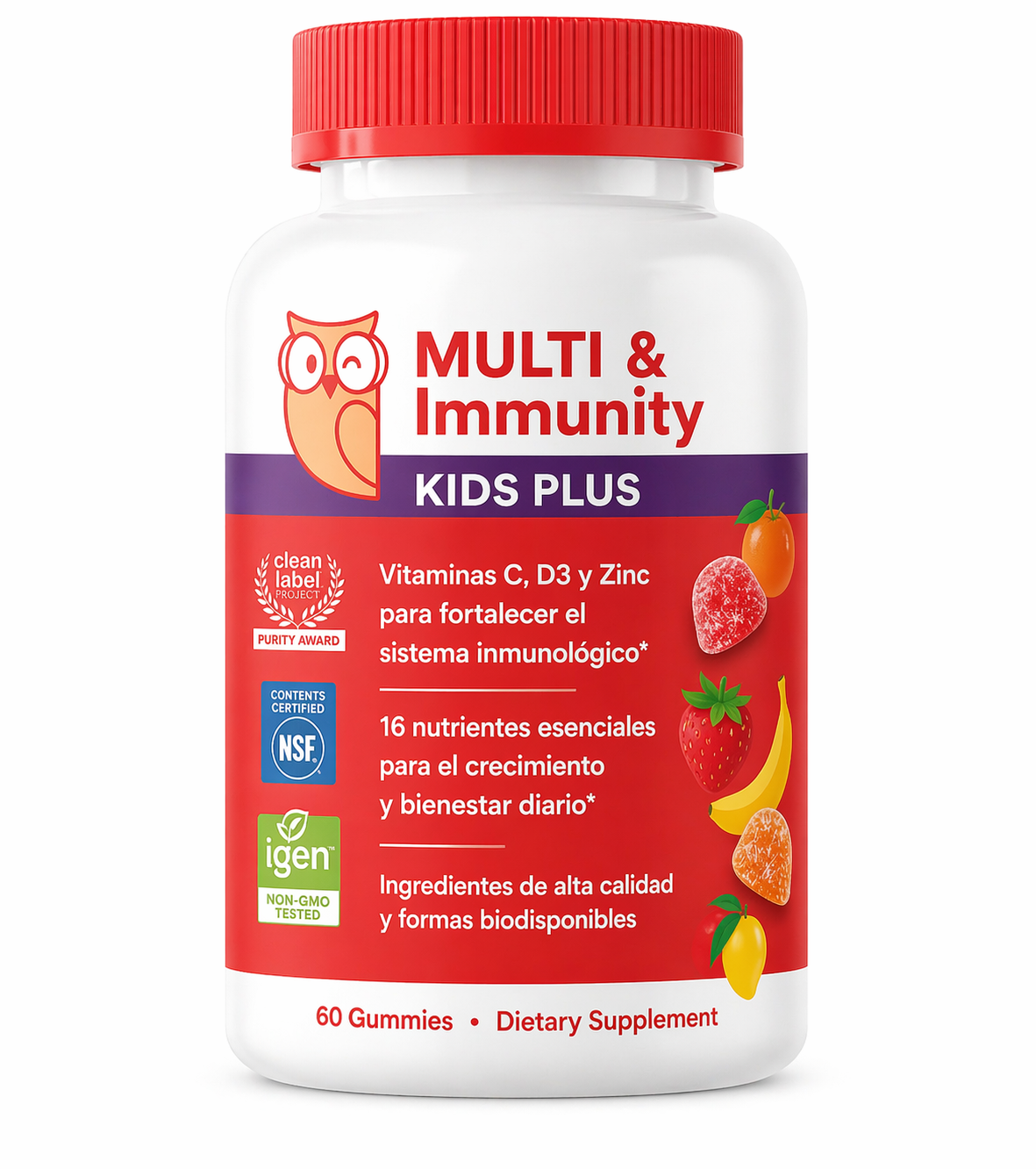 Multivitaminico + Inmunidad para Niños