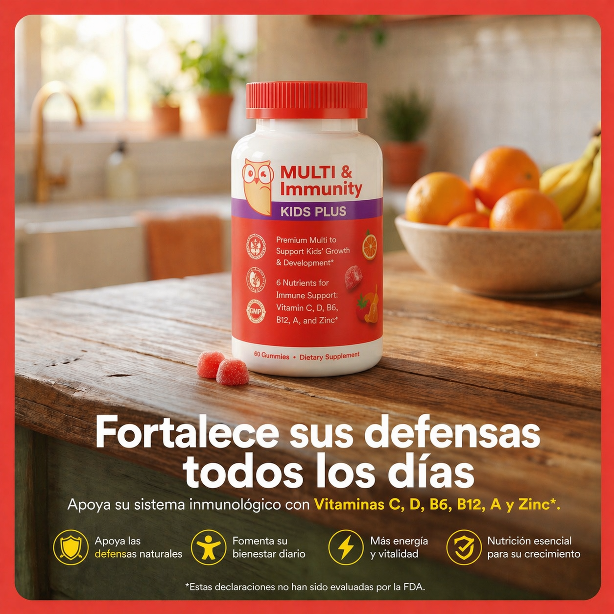 Multivitaminico + Inmunidad para Niños